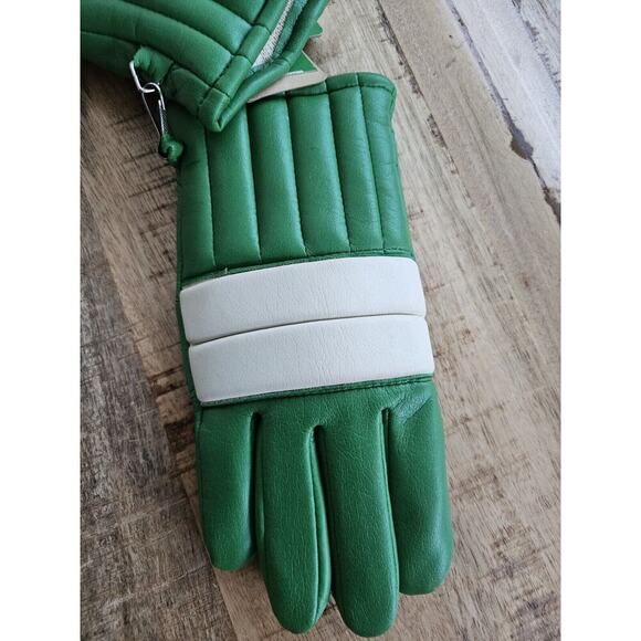 Ski Gloves Vintage Vinyl Women's Size Large Retro - Picture 5 of 7